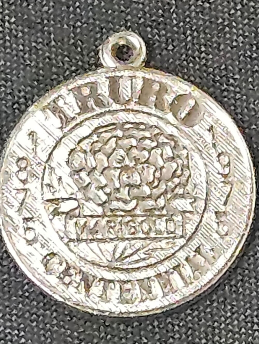 Rare VTG Rembrandt Sterling Silver Truro Nova Scotia Centennial Charm Pendant